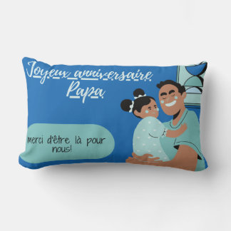 Rectangular Dad's birthday cushion