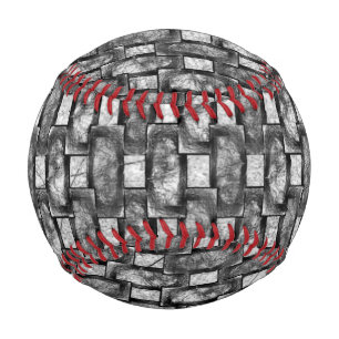 Rectangular plates carved and stained, black grey baseball