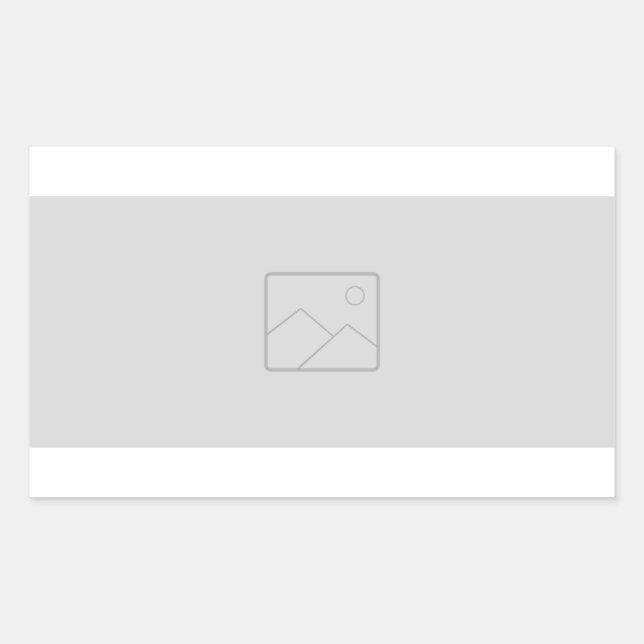 Rectangular sticker with your image (Front)