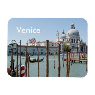Rectangular Venice magnet with text