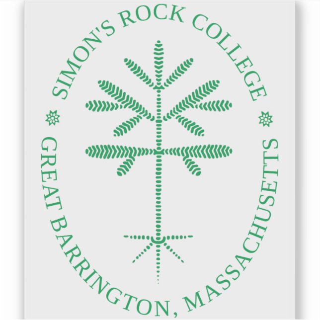 Rectangular Vinyl Green Seal Decal  (Front)