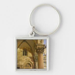 Rector's Palace Arches with Dubrovnik Cathedral Keychain