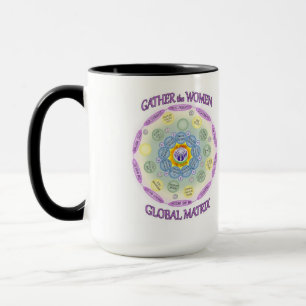Recueillez la tasse de mandala de femmes