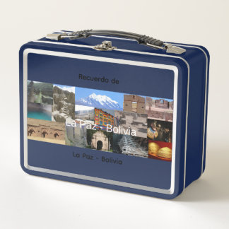 Recuerdo de La Paz Bolivia Metal Lunch Box