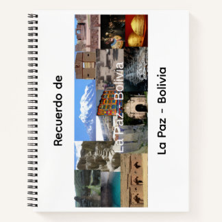 Recuerdo de La Paz Bolivia Notebook
