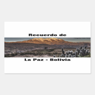 Recuerdo de La Paz Sticker