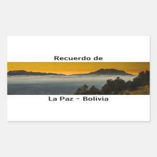 Recuerdo de La Paz Sticker