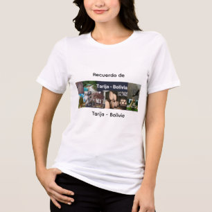 Recuerdo de Tarija Bolivia Tri-Blend Shirt