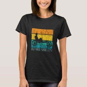 Recumbent Bike Vintage Retro Cyclist Recumbent Bic T-Shirt