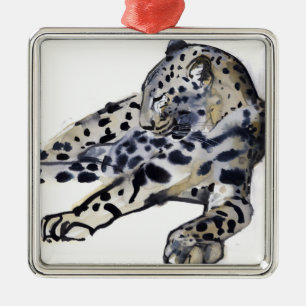 Recumbent Metal Ornament