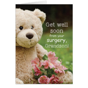 Récupération de la chirurgie du petit-fils, ours e