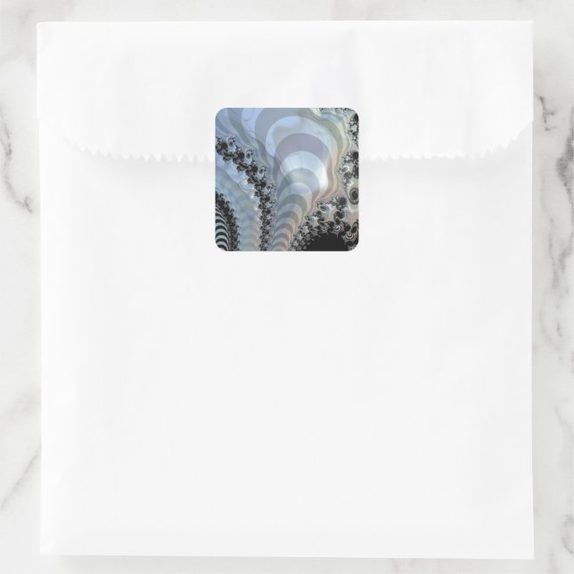 Recursive Realms Square Sticker (Bag)