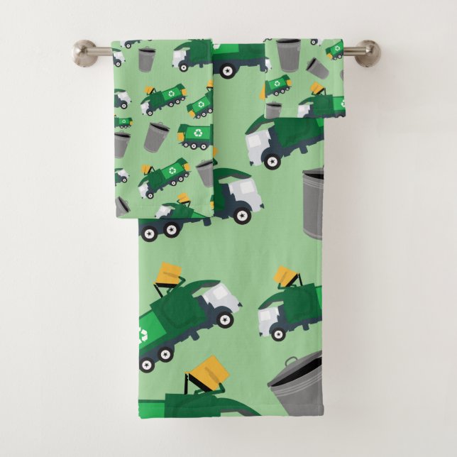 Recyclage Motif de camion-poubelle (En situation)