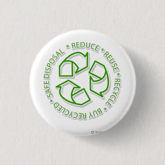 recycle 1 inch round button