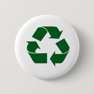 Recycle 2 Inch Round Button