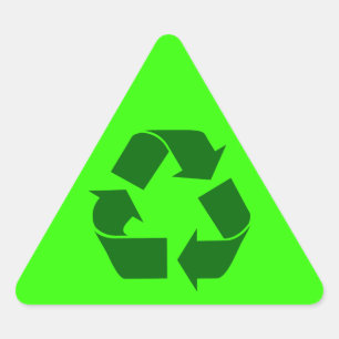 recycle : autocollant d'avertissement