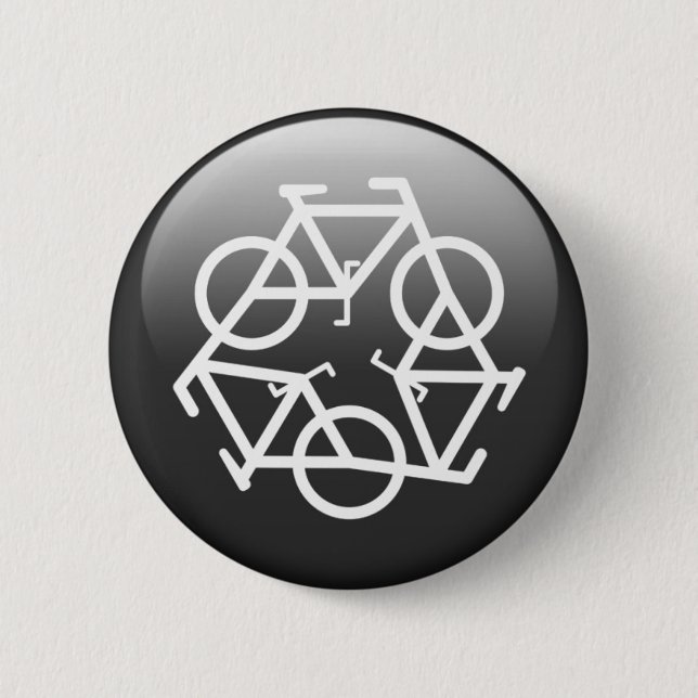 recycle black button by Petr Kratochvil (Front)