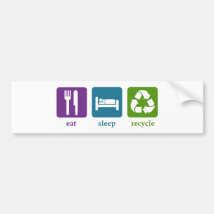 Recycle Bumper Sticker