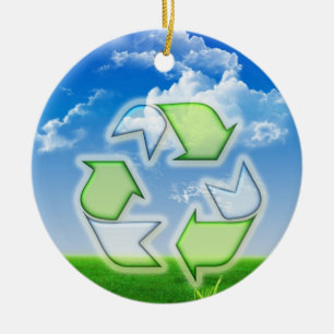 Recycle Ceramic Ornament