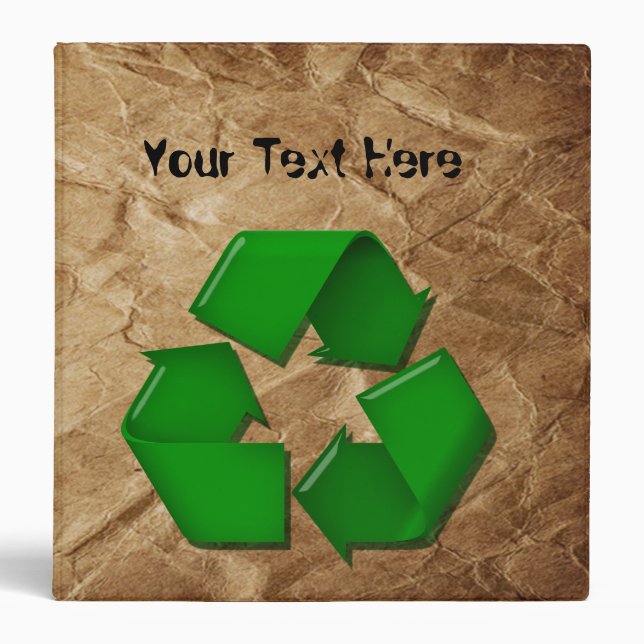Recycle - Crumpled Paper Binder (Front)