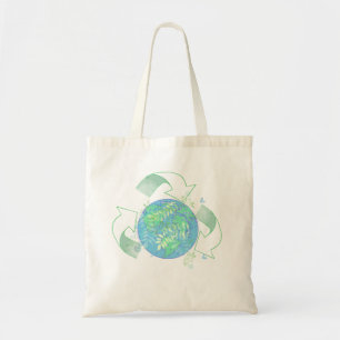 Recycle Earth Tote Bag