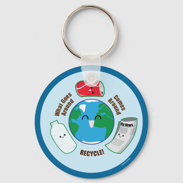Recycle Keychain (Front)