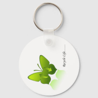Recycle Life! Keychain