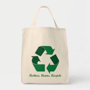 Recycle Logo Canvas tote bag