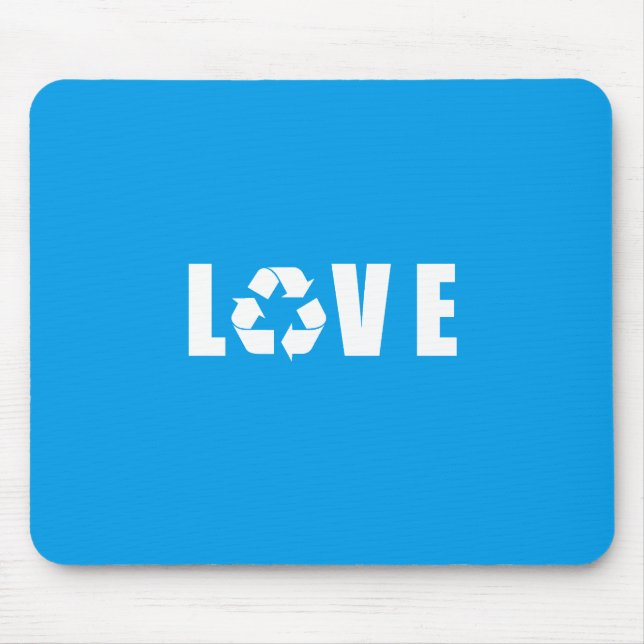 Recycle Love Mouse Pad (Front)