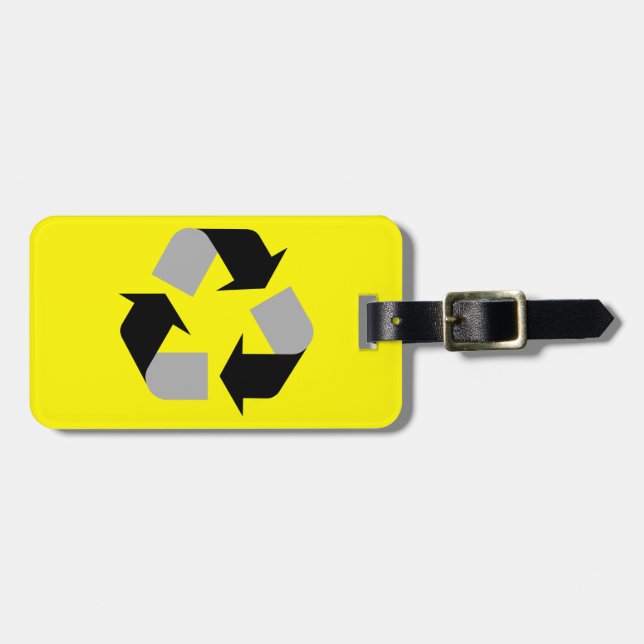 Recycle Luggage Tag (Front Horizontal)