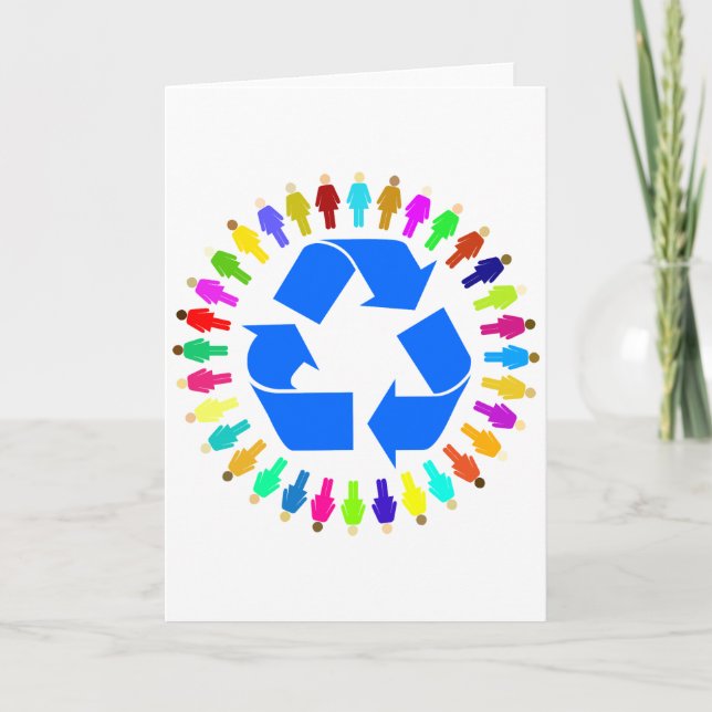 recycle people card (Front)