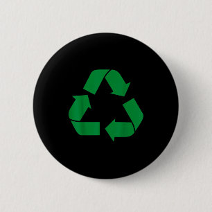 Recycle Recycling 2 Inch Round Button