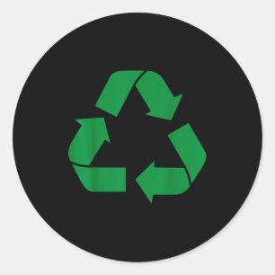 Recycle Recycling Classic Round Sticker