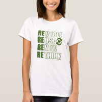 Recycle reduce reuse renew rethink