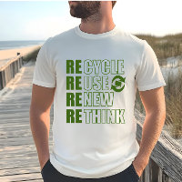 Recycle reduce reuse renew rethink
