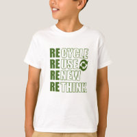Recycle reduce reuse renew rethink