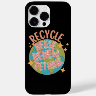 Recycle reuse Renew rethink  Case-Mate iPhone 14 Pro Max Case