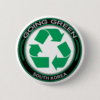 Recycle South Korea 2 Inch Round Button