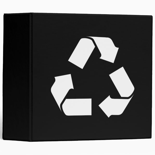 RECYCLE SYMBOL BINDER (Front/Spine)