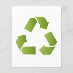 RECYCLE SYMBOL FLYER