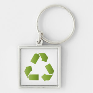 RECYCLE SYMBOL KEYCHAIN