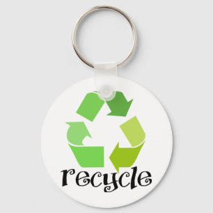 Recycle Symbol! Keychain