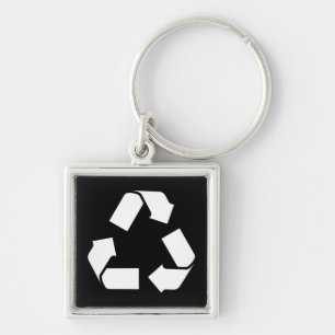 RECYCLE SYMBOL KEYCHAIN