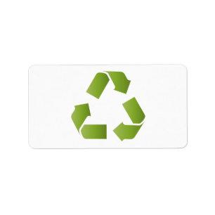 RECYCLE SYMBOL LABEL