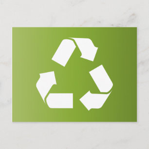 RECYCLE SYMBOL POSTCARD