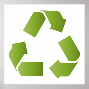 RECYCLE SYMBOL POSTER