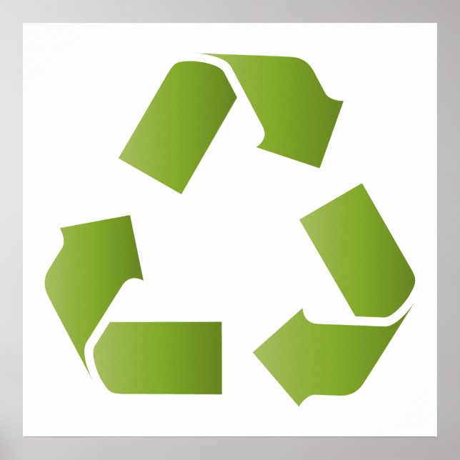 RECYCLE SYMBOL POSTER (Front)