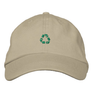 Recycle Symbol Small Embroidered Hat