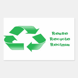 Recycle Symbol Sticker