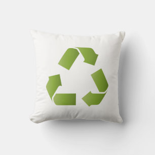 RECYCLE SYMBOL THROW PILLOW